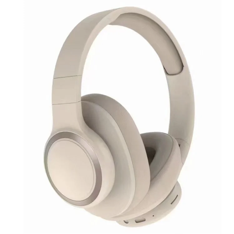 Fones de Ouvido sem Fio Over-Ear P2962 - Alto-Falantes Bluetooth com Slot para Cartão - Cáqui