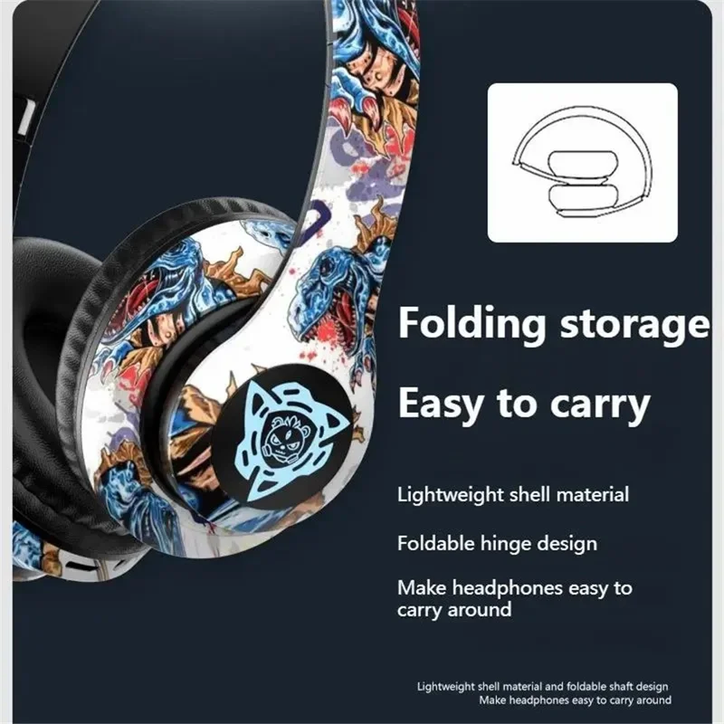 P35 LED Lighting Wireless Headset Bluetooth-compatible Earphone E-Sport Gaming Headphone - Style C