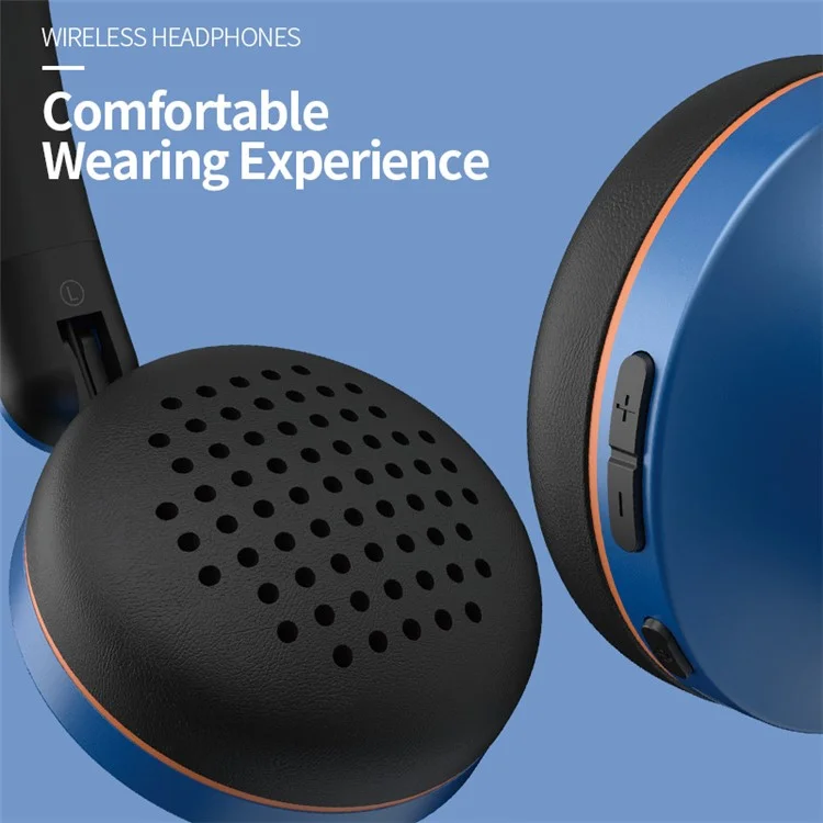 YISON H3 Wireless Bluetooth-compatible Headset HiFi Sound Earphone Gaming Headphone - Black