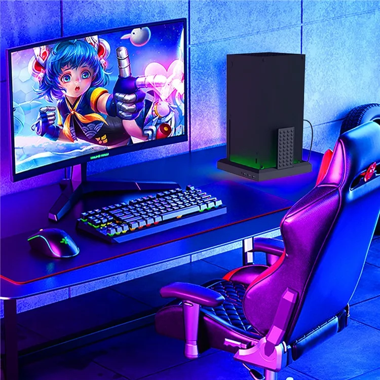 RGB Light Stand for Xbox Series X / S Controllers, Consoles, Game Accessory