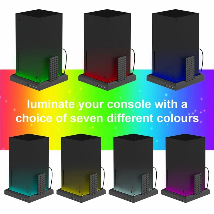 RGB Light Stand for Xbox Series X / S Controllers, Consoles, Game Accessory