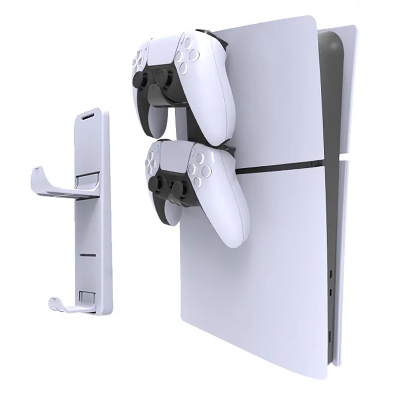 Headset Stand Hanger for PS5 Slim / Xbox Series X / PS VR Controller Headphone Hook - White