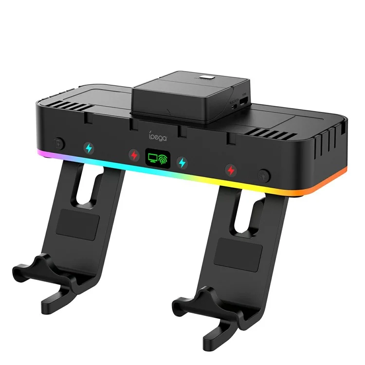 IPEGA PG-SW109 For Nintendo Switch / OLED Four USB Multi-function RGB Wall-mounted Bracket with Screencasting Function