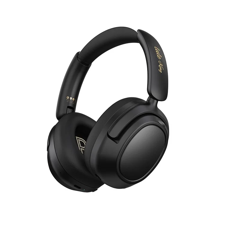 Auriculares inalámbricos 2,4 G con ANC, auriculares Bluetooth, auriculares musicales para juegos - Negro