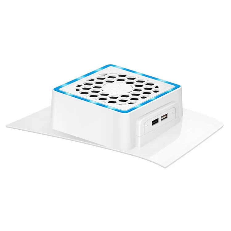 Per Sony PS5 Slim Game Console Cooling Fan Side-Mounted Cooler Fan con Luce RGB