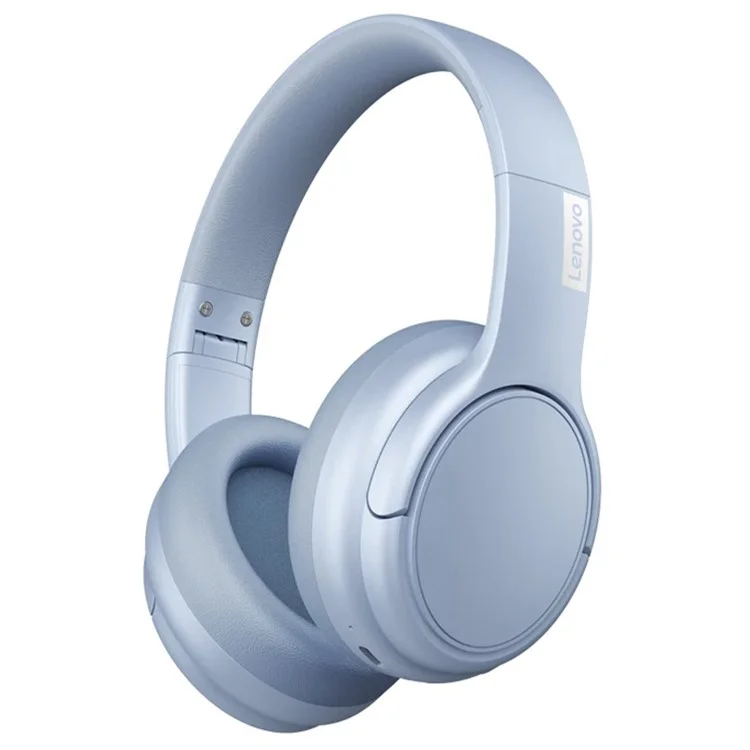 LENOVO Thinkplus TH20 Foldable Over The Ear Wireless Headset Bluetooth Headphones - Blue
