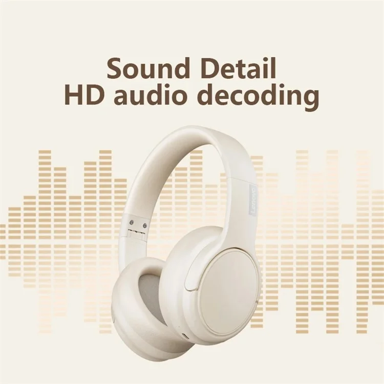 LENOVO Thinkplus TH20 Foldable Over The Ear Wireless Headset Bluetooth Headphones - Blue