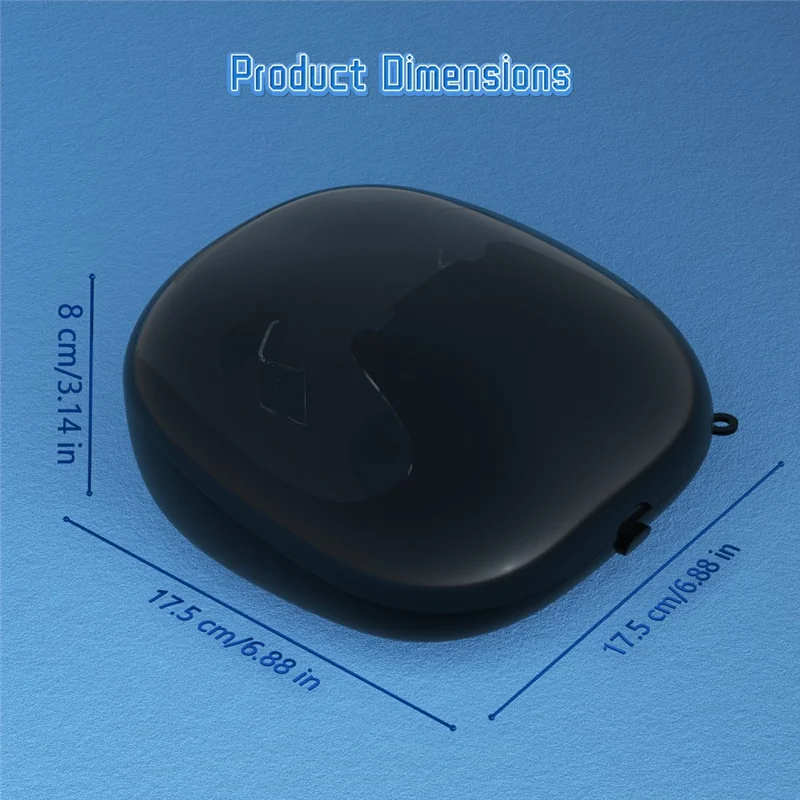 JYS JYS-P5207 Für Sony PS5 / PS5 Elite Controller Transparentes Fenster Aufbewahrungstasche mit Zubehör - Schwarz