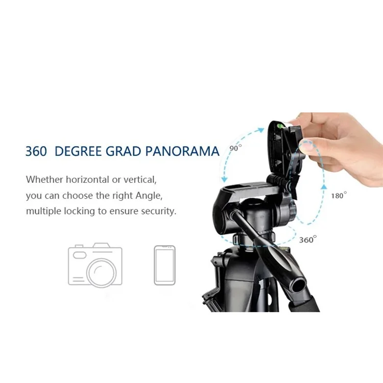 DIGIPOD TR462 62 Pouces Extensible en Aluminium Bracket DV dv Camera Stand Trépied Avec Cardan