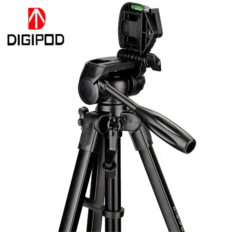 DIGIPOD TR452 53-Inch Extendable Aluminum Alloy Bracket DV Camera Holder Stand Tripod with Gimbal