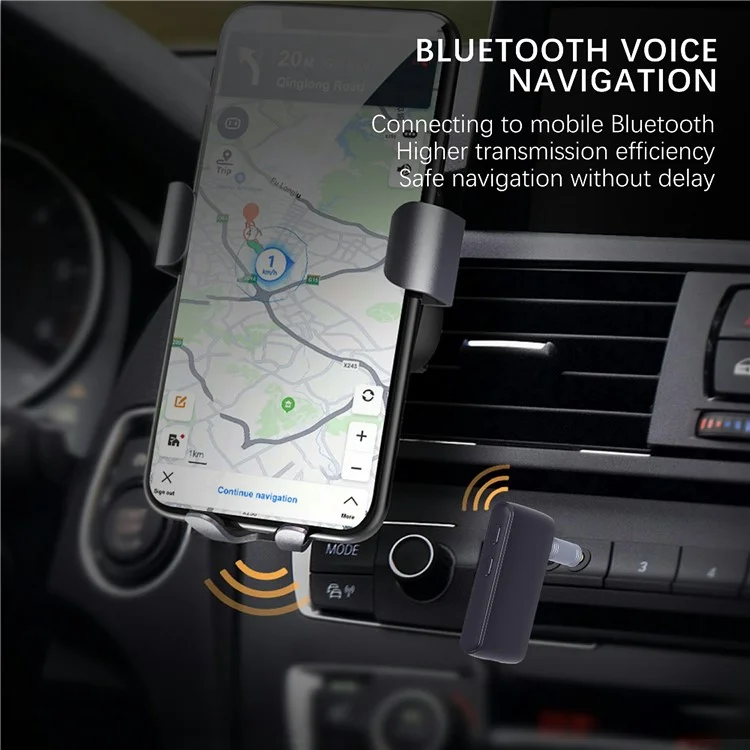 EARLDOM ET-BR02 Bluetooth 5.3 Adapter для Handsfree-вызовов, 3,5-мм AUX Аудио-приёмник для автомобильных колонок