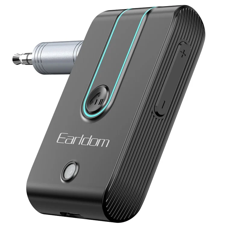EARLDOM ET-BR05 Bluetooth 5.3 kabelloser Adapter für Freisprechfunktion 3,5-mm-AUX-Autoaudiolautsprecher-Empfänger