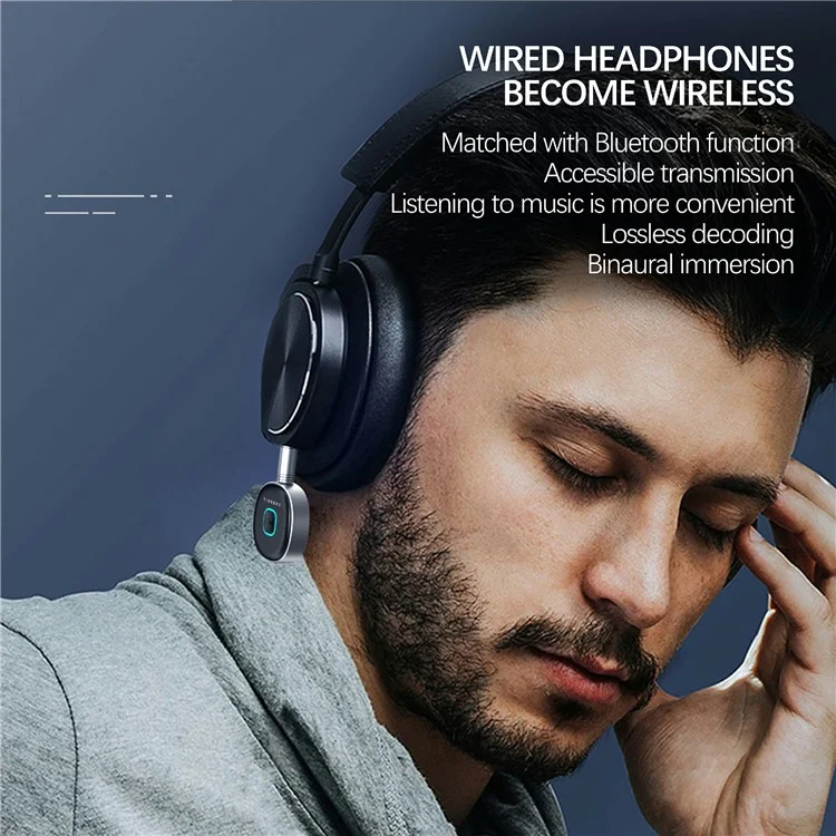EARLDOM ET-BR03 Bluetooth 5.3 Drahtloser Empfänger 3,5 mm AUX Kfz-Audiosystem-Adapter