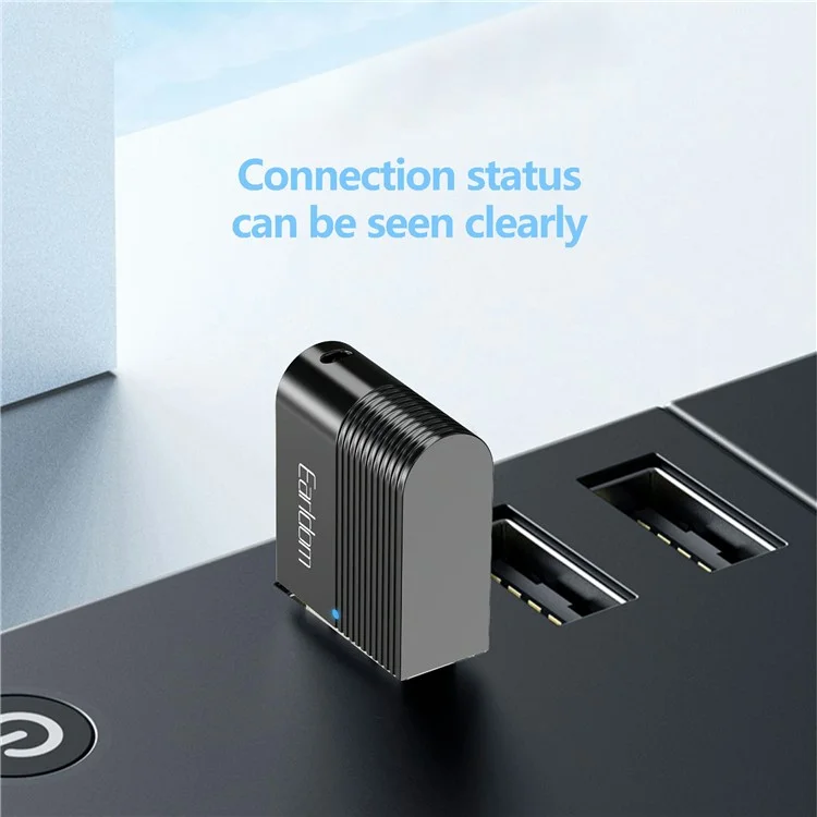 EARLDOM M90 USB Wireless Audio Adapter Bluetooth 5.0 Audio-Empfänger Sender für Auto, Computer