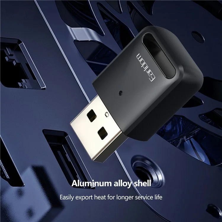 EARLDOM M91 USB Computer Bluetooth 5.0 Empfänger-Adapter für Maus, Tastatur, Lautsprecher