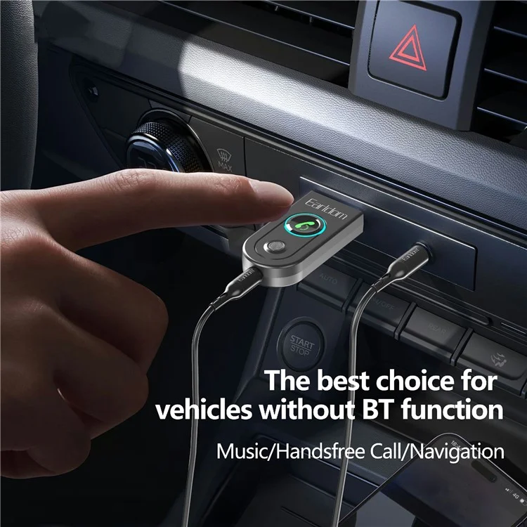 EARLDOM ET-BR13 Bluetooth-compatible 5.3 Audio Receiver 3.5mm Aux Receiver Stereo Speaker