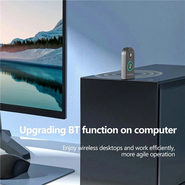 EARLDOM ET-BR13 Bluetooth-compatible 5.3 Audio Receiver 3.5mm Aux Receiver Stereo Speaker
