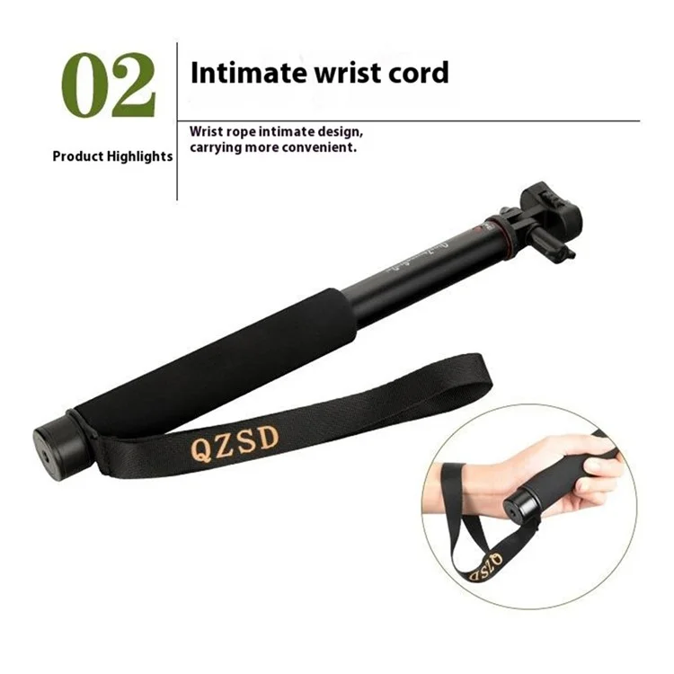 QZSD ZP002 127cm Téléphone Téléphone Aluminium Alliage Relable Roble Selhe Seltie Seltie