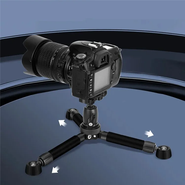 QZSD Q116 Télescopic Phone Camera Holder Selfie Stick Tripod Desktop Floor Floor Support de Streaming en Direct