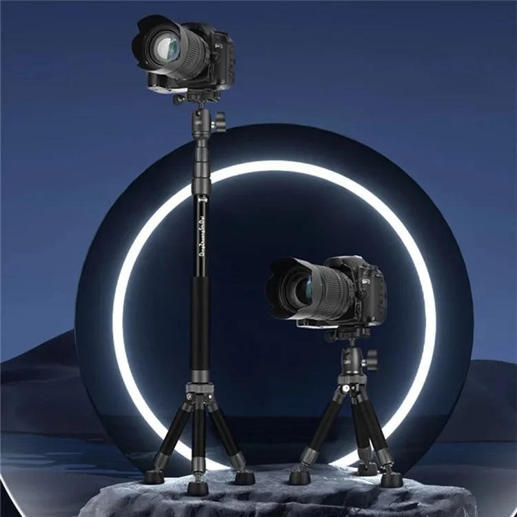 QZSD Q116 Télescopic Phone Camera Holder Selfie Stick Tripod Desktop Floor Floor Support de Streaming en Direct