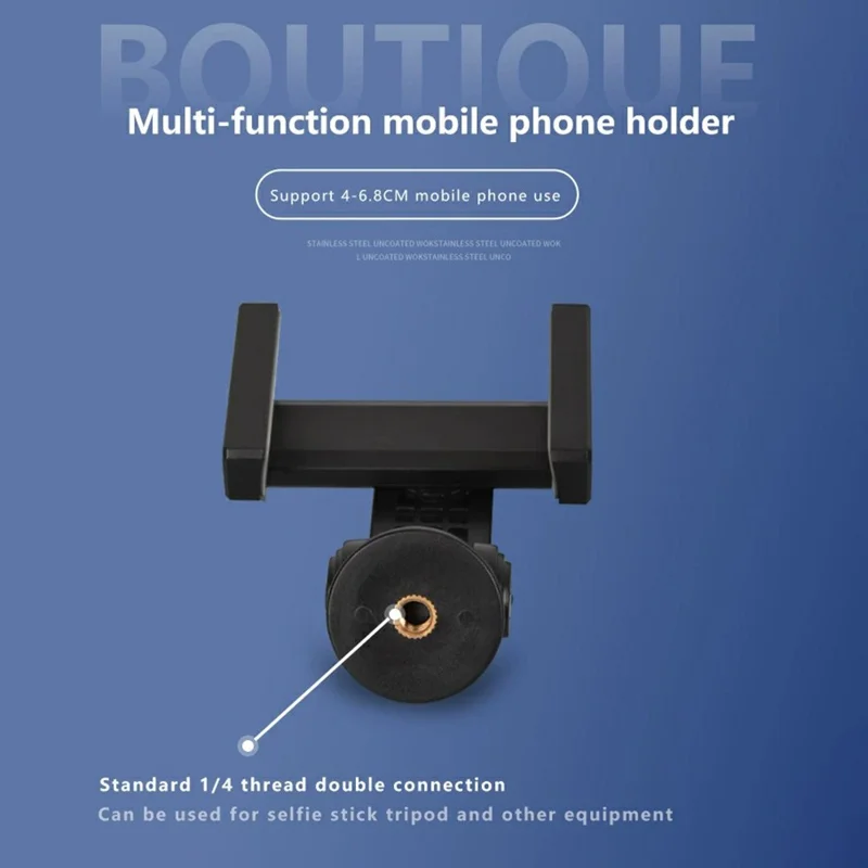 Q166i ABS Phone Holder Stand Selfie Live Streaming Desktop Tripod
