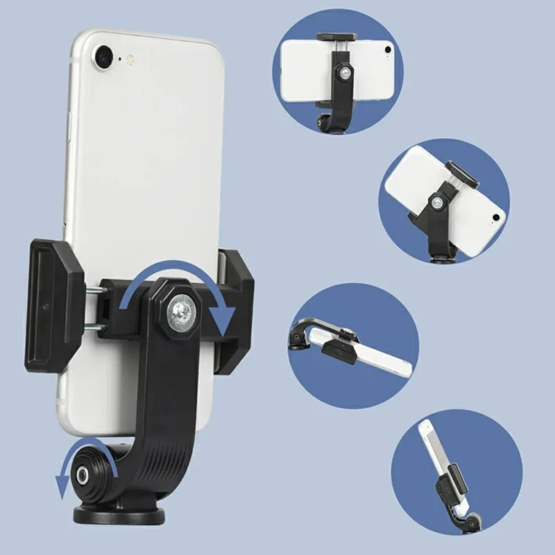 Q166i ABS Phone Holder Stand Selfie Live Streaming Desktop Tripod