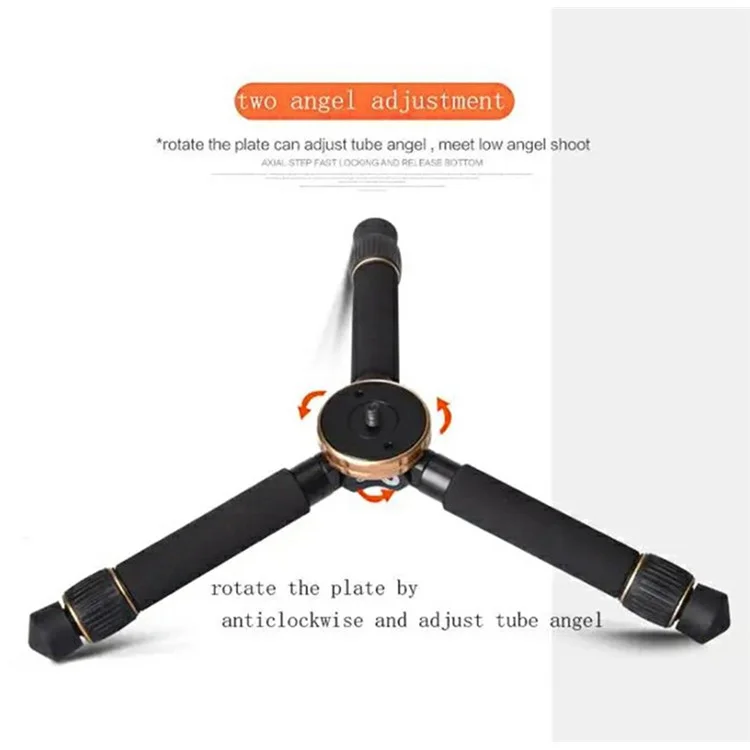 QZSD Q166Z Mini Allime D'allime Portable + Abs SLR Came Camere Stand Trépied