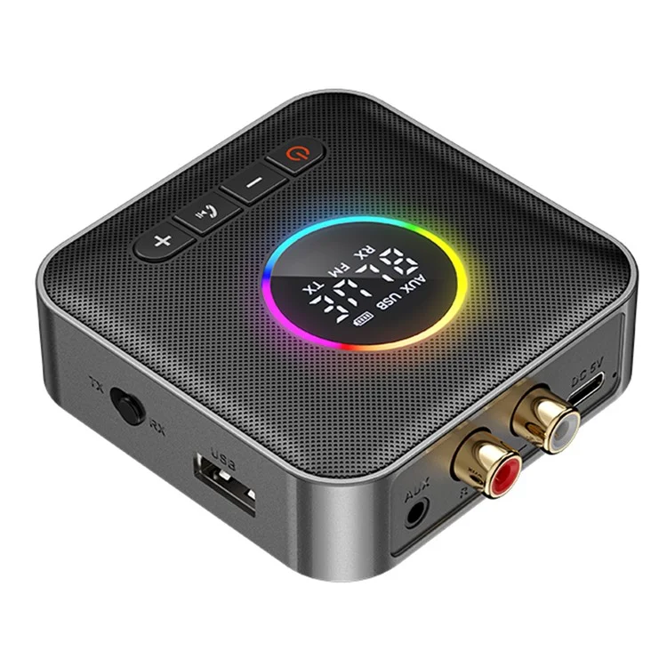 OMS-M10 Transmissor Bluetooth 5.4 Receptor de Áudio Bluetooth FM Adaptador Suporta Reprodução de Música de Unidade USB