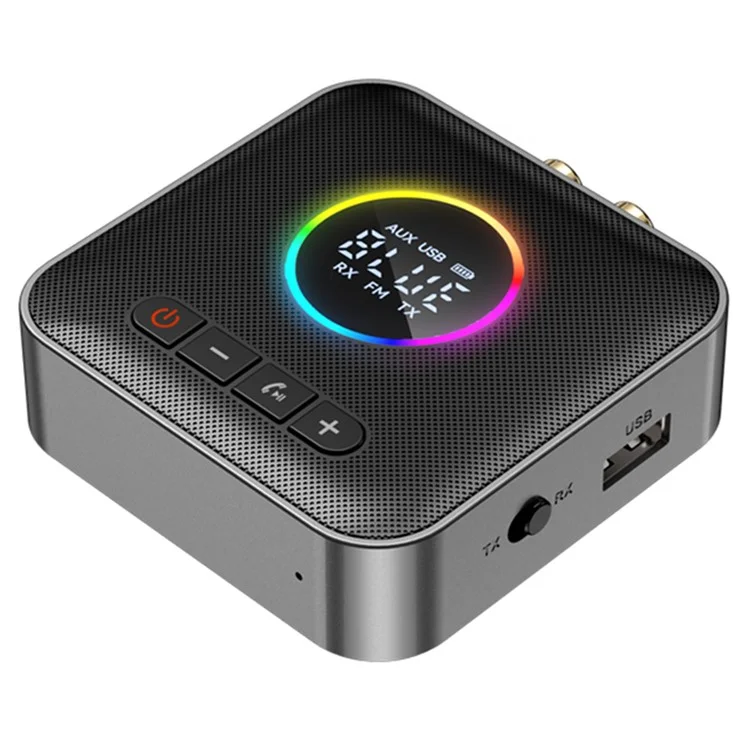 OMS-M10 Transmissor Bluetooth 5.4 Receptor de Áudio Bluetooth FM Adaptador Suporta Reprodução de Música de Unidade USB