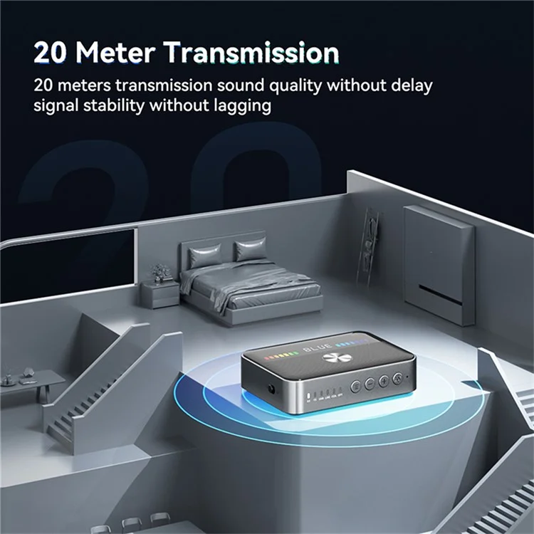 OMS-M13 Bluetooth 5.3 Transmisor Receptor Coaxial Óptico Adaptador Bluetooth
