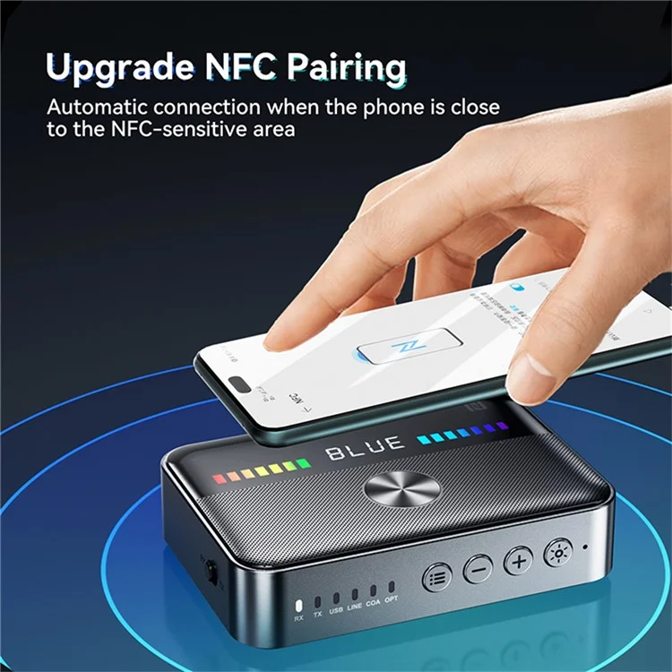 OMS-M13 Bluetooth 5.3 Transmisor Receptor Coaxial Óptico Adaptador Bluetooth