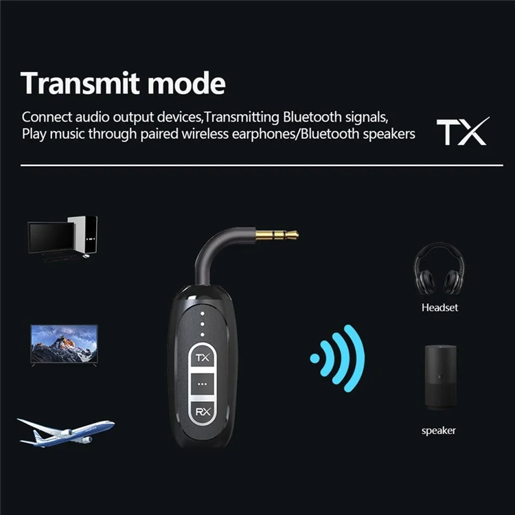 Émetteur-récepteur Bluetooth 5.4 LE515max, faible latence, adaptateur audio sans fil 3,5 mm