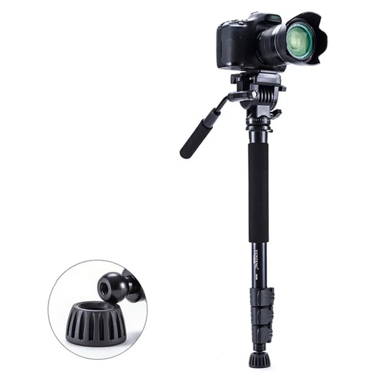 Yunteng VCT-558 Per Fotocamere Canon Nikon Sony, Monopiede Stabilizzatore Idraulico per Videocamere e Reflex