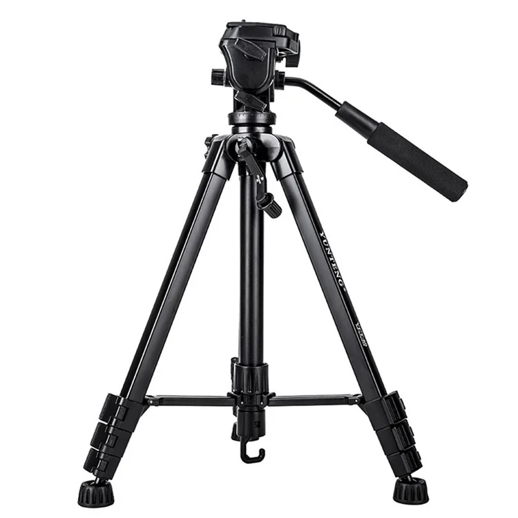YUNTENG VCT-60 Self Portrait Live Streaming Retractable Tripod Stand for Smartphones / DSLR / Mirrorless Cameras