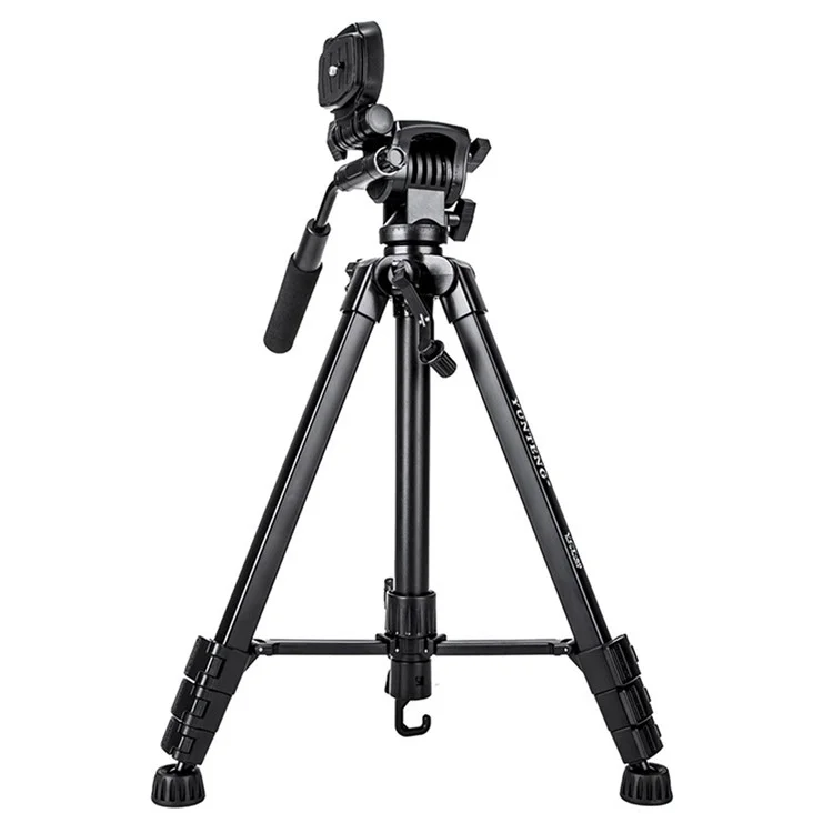 YUNTENG VCT-60 Self Portrait Live Streaming Retractable Tripod Stand for Smartphones / DSLR / Mirrorless Cameras