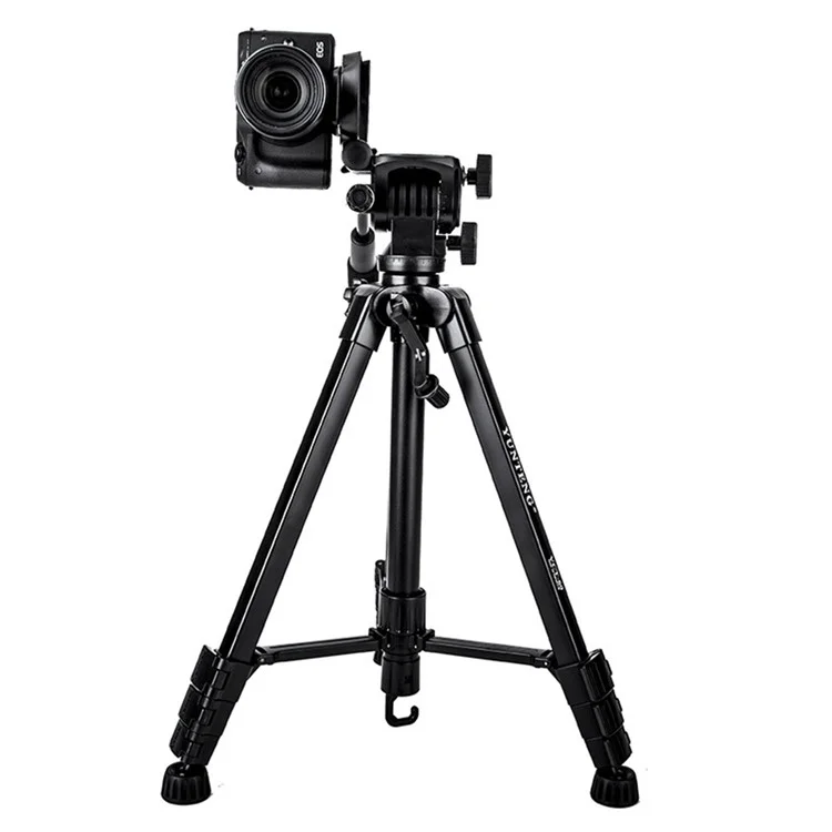YUNTENG VCT-60 Self Portrait Live Streaming Retractable Tripod Stand for Smartphones / DSLR / Mirrorless Cameras