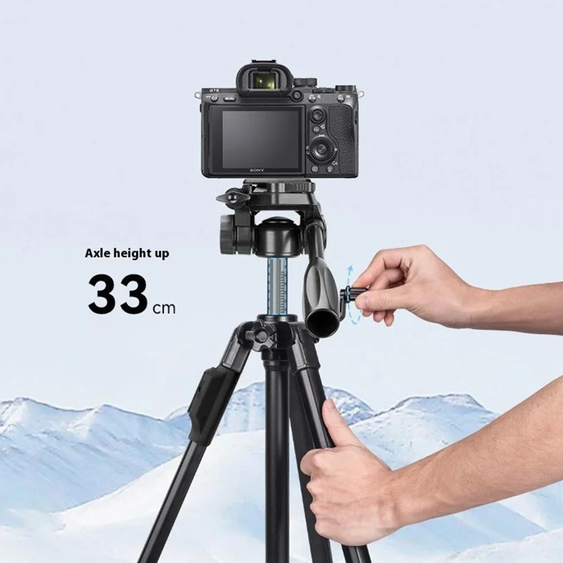 Trípode YUNTENG VCT-669 con Soporte para Cámara y Smartphone, Compatible con Bluetooth, para Grabación de Vlogs, Streaming en Vivo y Vídeos
