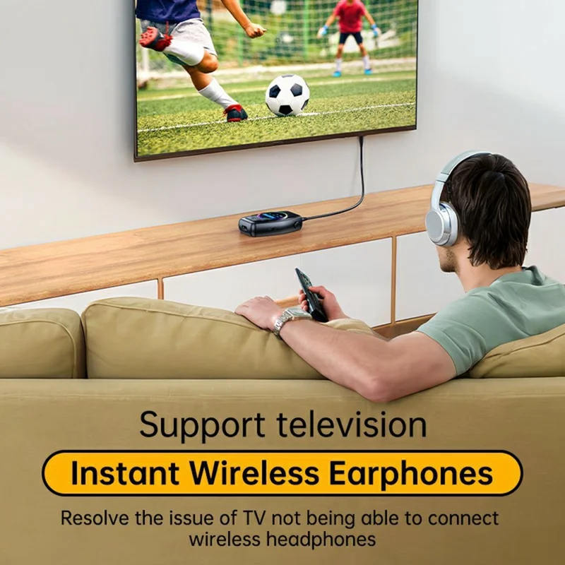 Bluetooth-compatible 5.4 Audio Receiver Transmitter 2 in 1 Adapter For Wireless Audio Streaming