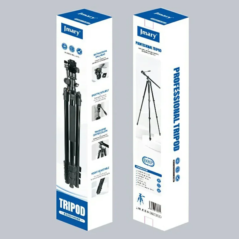 JMARY KS355+HG60 DSLR ILDC Camera 2-in-1 Monopod Tripod 360 Degree Panoramic Ball Head Stand