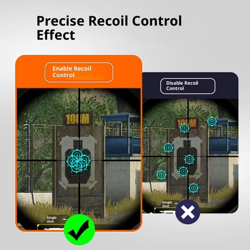 GAMWING Lingzha 2 Pro Gaming Keyboard Mouse Converter Wired + Bluetooth-Compatible Dual Mode Game Adapter for Tablets / Phones PUBG LOL