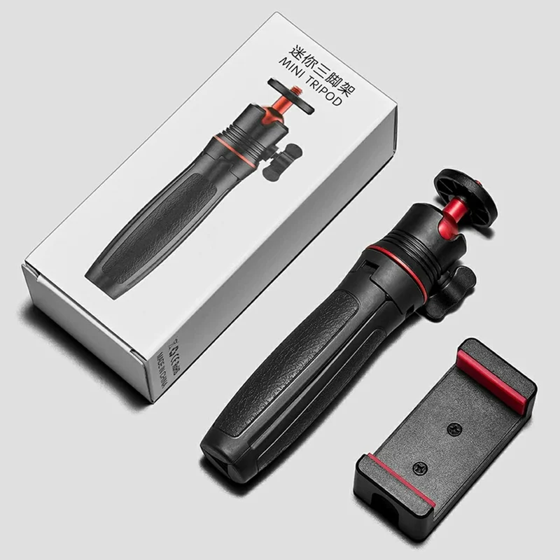 S-055 Miniaturowe statyw do kamer akcji GoPro / Insta360 / DJI / SJCAM, statyw mini, monopod do selfie, uchwyt na smartfon