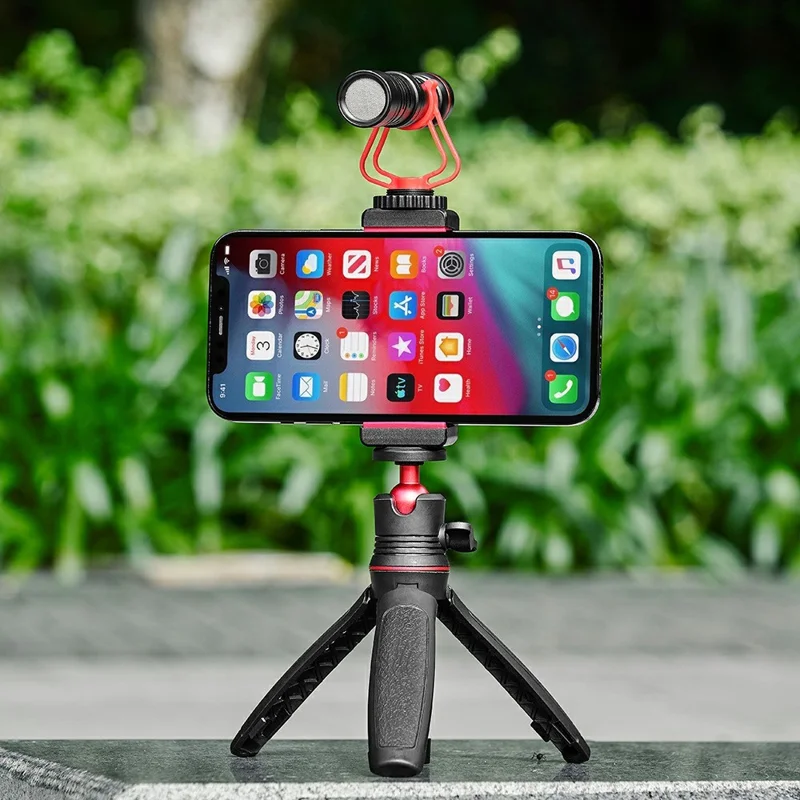 S-055 Miniaturowe statyw do kamer akcji GoPro / Insta360 / DJI / SJCAM, statyw mini, monopod do selfie, uchwyt na smartfon