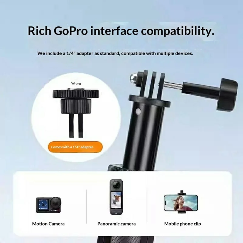 YUNTENG VCT-363 Adjustable Selfie Stick Aluminum Alloy Tripod Stand Bluetooth-Compatible Remote for Smartphone / DJI Pocket 3 Extension Pole