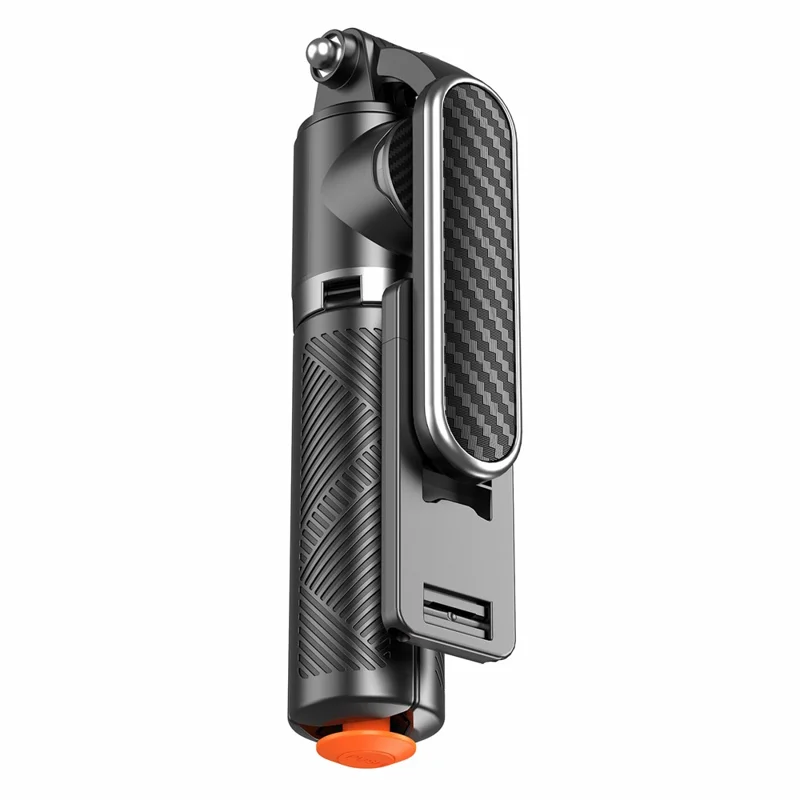 T01 Mini Selfie Stick 69cm Extendable Tripod Bluetooth-compatible Remote Phone Holder Stand for Photography - Black