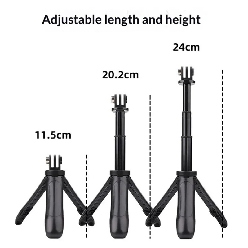 MP-3 2 in 1 Mini Tripod Selfie Stick for DJI / Insta360 / GoPro Camera Extendable Stand