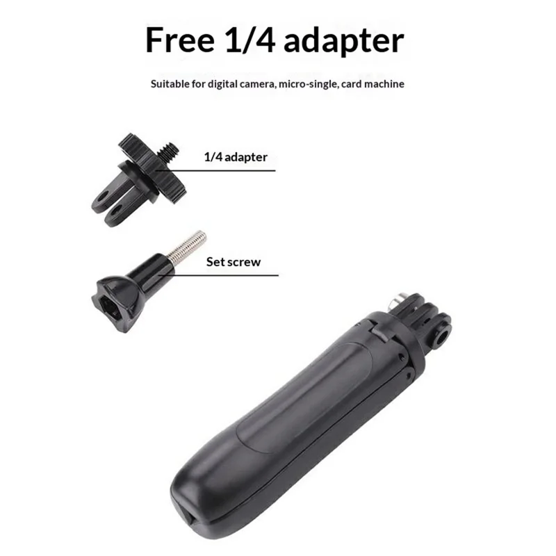 MP-3 2 in 1 Mini Tripod Selfie Stick for DJI / Insta360 / GoPro Camera Extendable Stand