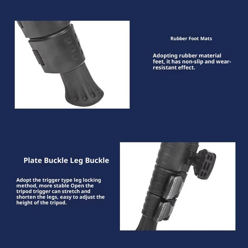 YUNTENG VCT-6109 Stativ Overhead Live-streaming 3-i-1 sæt med vandret arm, Bluetooth-kompatibel fjernbetjening og telefonholder til kamera, DSLR, systemkamera og smartphone