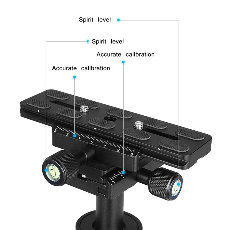 Stabilisateur à main en alliage d'aluminium S60 Photography pour Steadycam Steadicam DSLR Caméscope