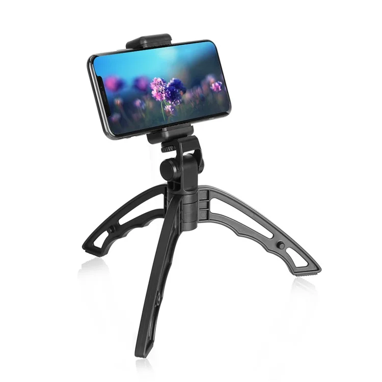 APEXEL APL-JJ04 Trépied de bureau anti-tremblement portable mini, bâton de selfie, monopode pour téléphone portable et appareil photo