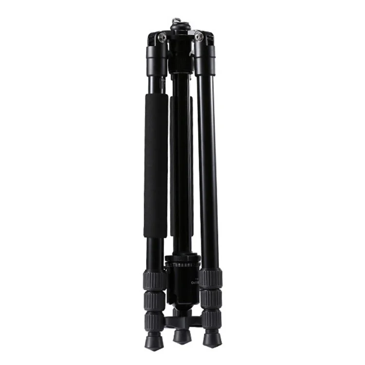 TRIOPO M2508+D-2A Portable Travel Adjustable Aluminium Camera Tripod Accessories Stand with Pan Tilt Head